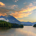 Alaskan Mountains Summertime Sunset